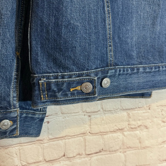 LEVI’S Ex-Boyfriend Patchwork Trucker Jean Jacket - Picture 11 of 11